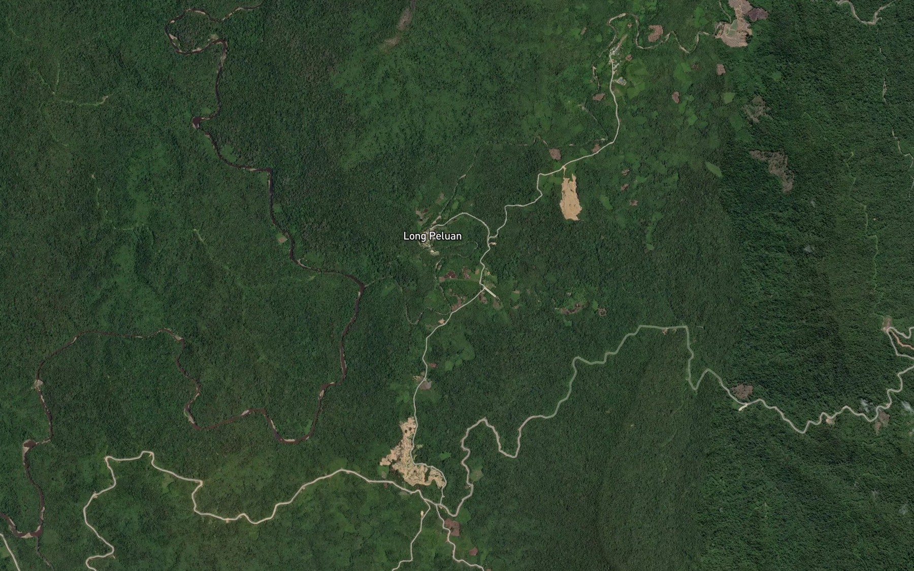 Satellite map of the Sungai Peluan