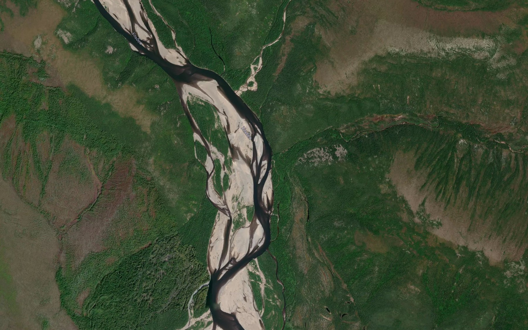 Satellite map of the Kitayskiy