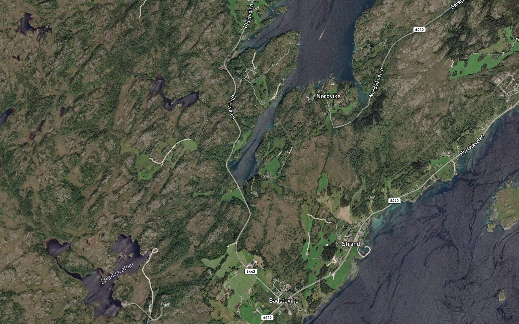 Satellite map of the Sauballbukta