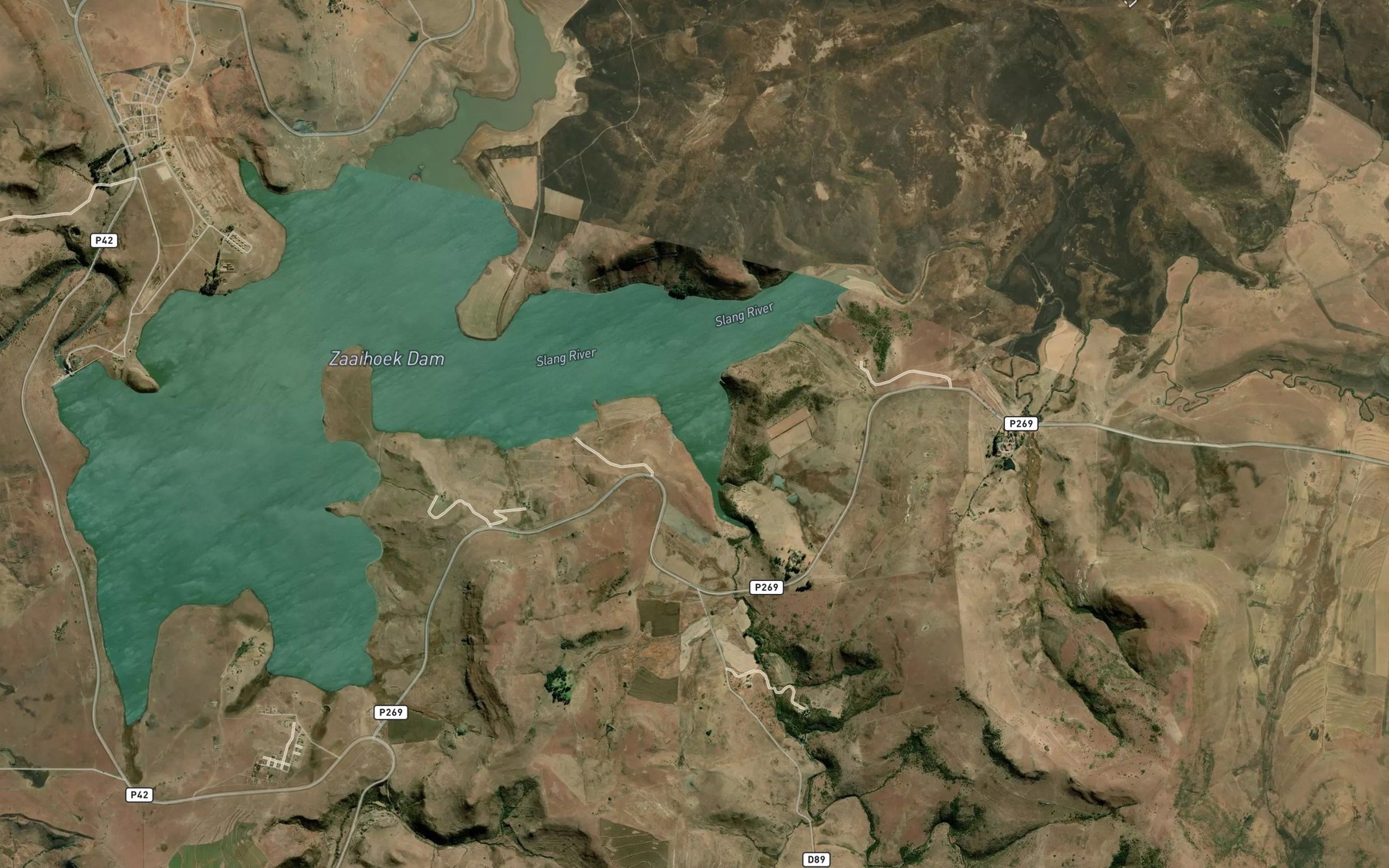Satellite map of the Manzimnyama