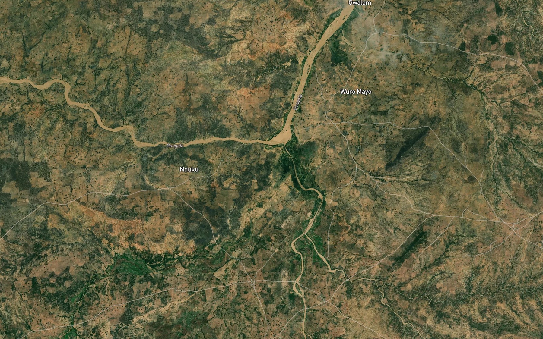 Satellite map of the Musa