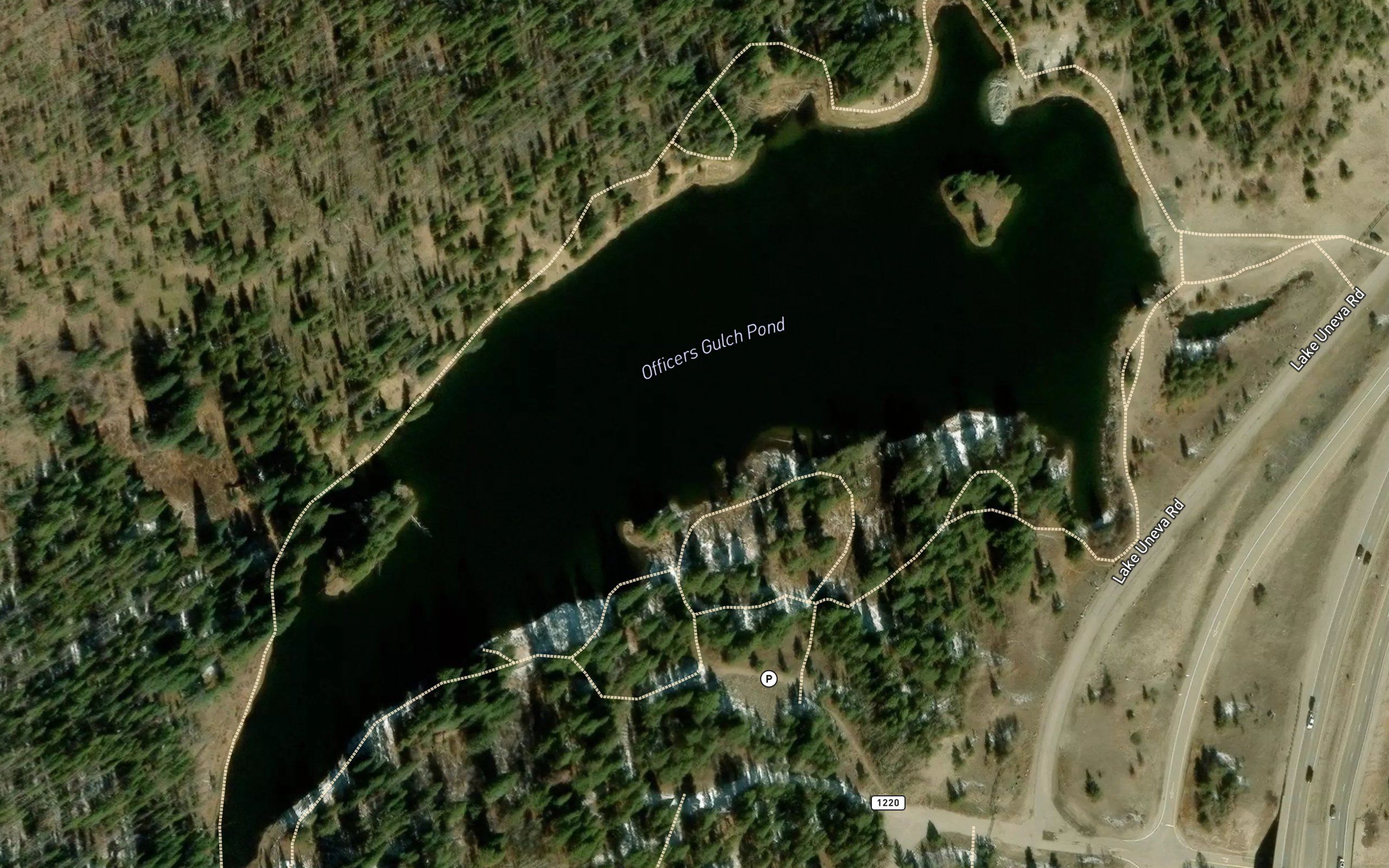 Officers Gulch Pond