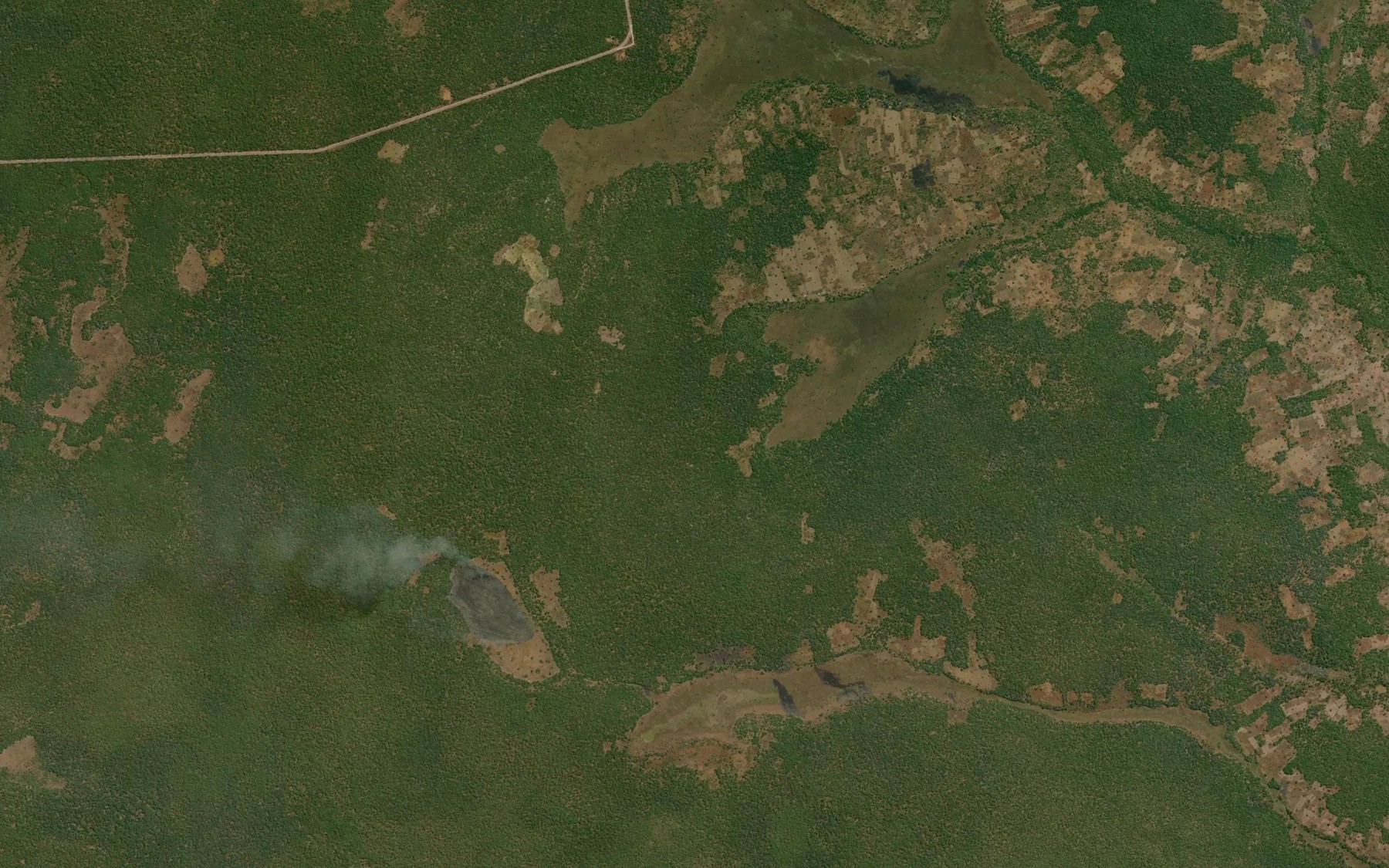 Satellite map of the Kamfumwa