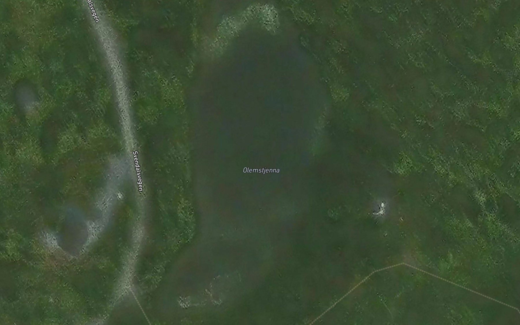 Satellite map of the Olemstjenna