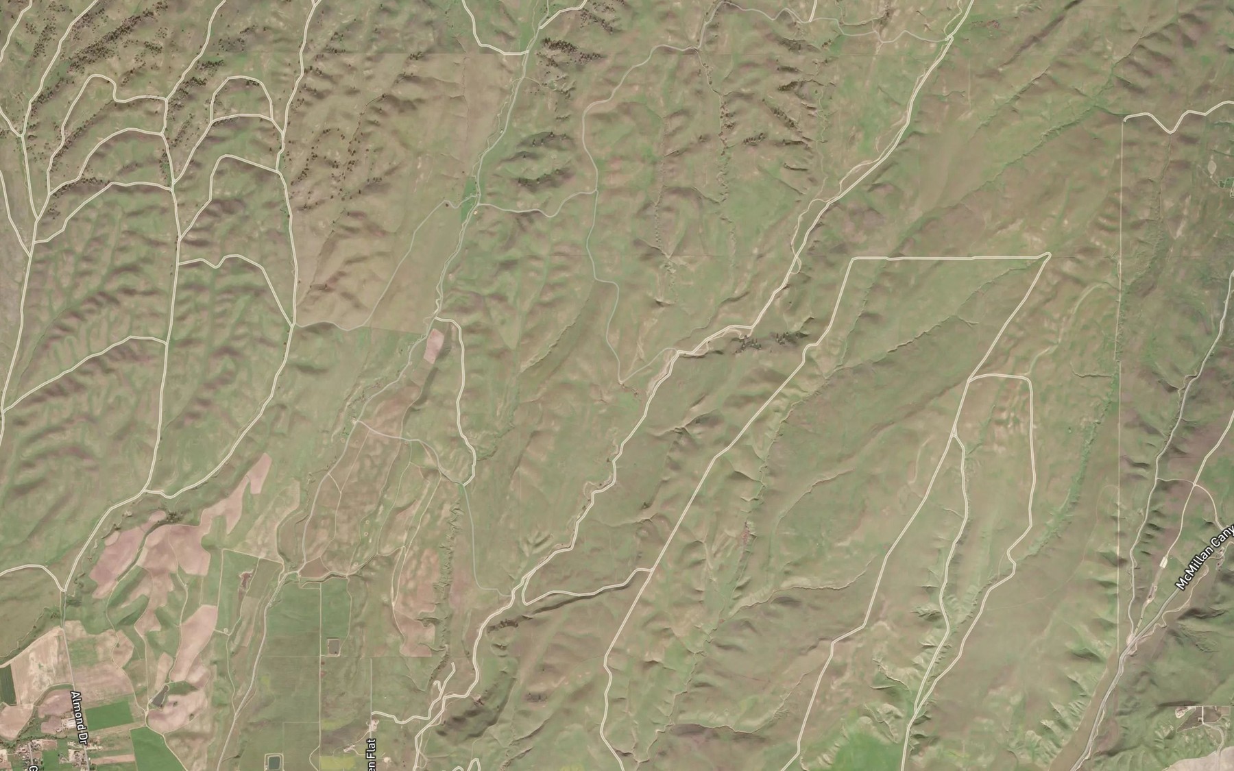 Satellite map of the Pear Spring