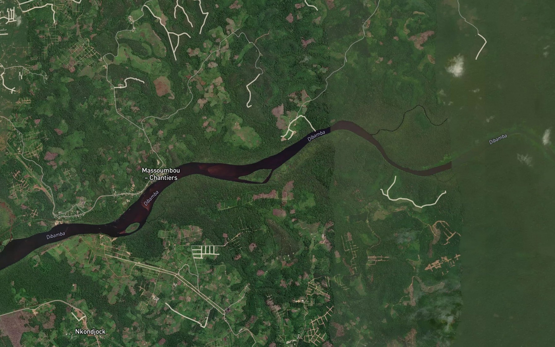 Satellite map of the Bepate