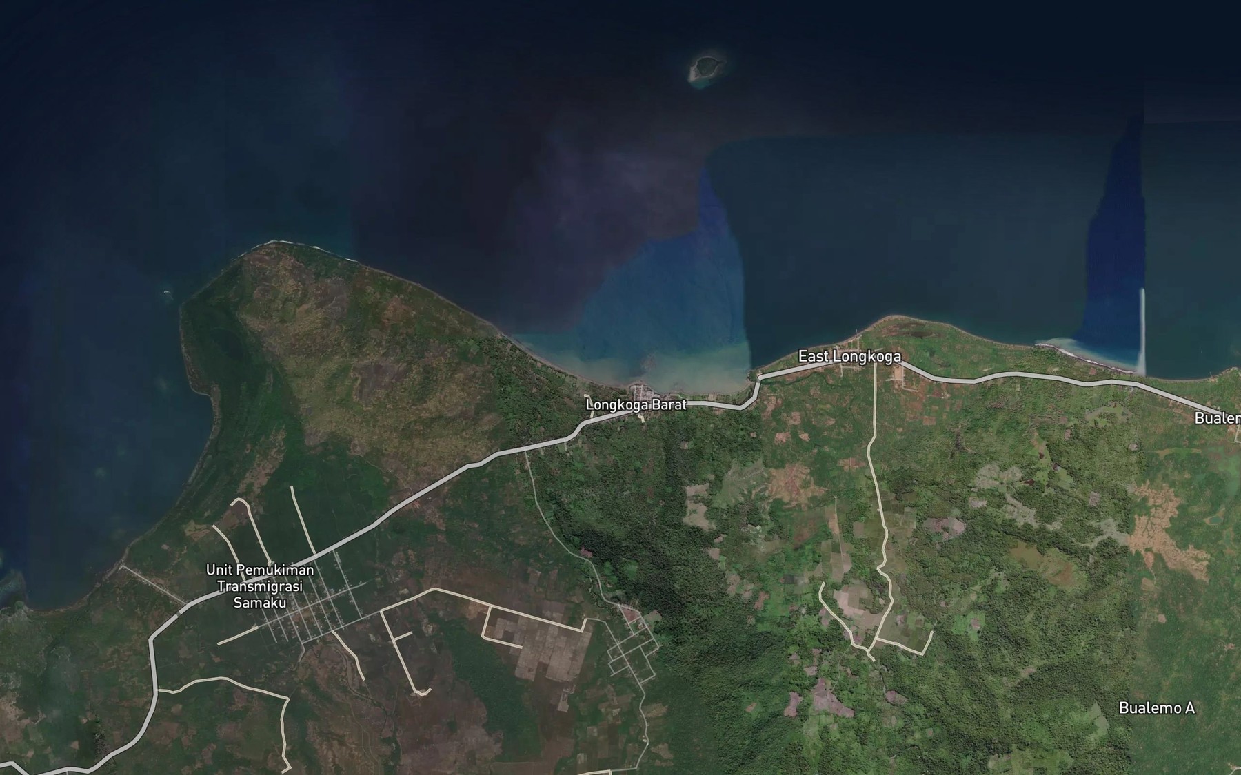 Satellite map of the Kaunyo Oma