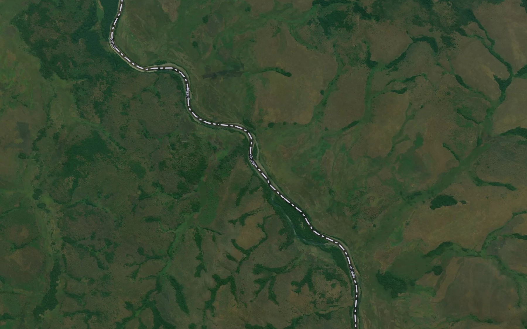 Satellite map of the Tshigwe