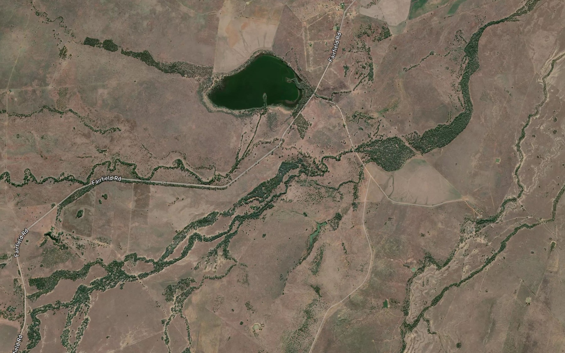 Satellite map of the Expedition Creek