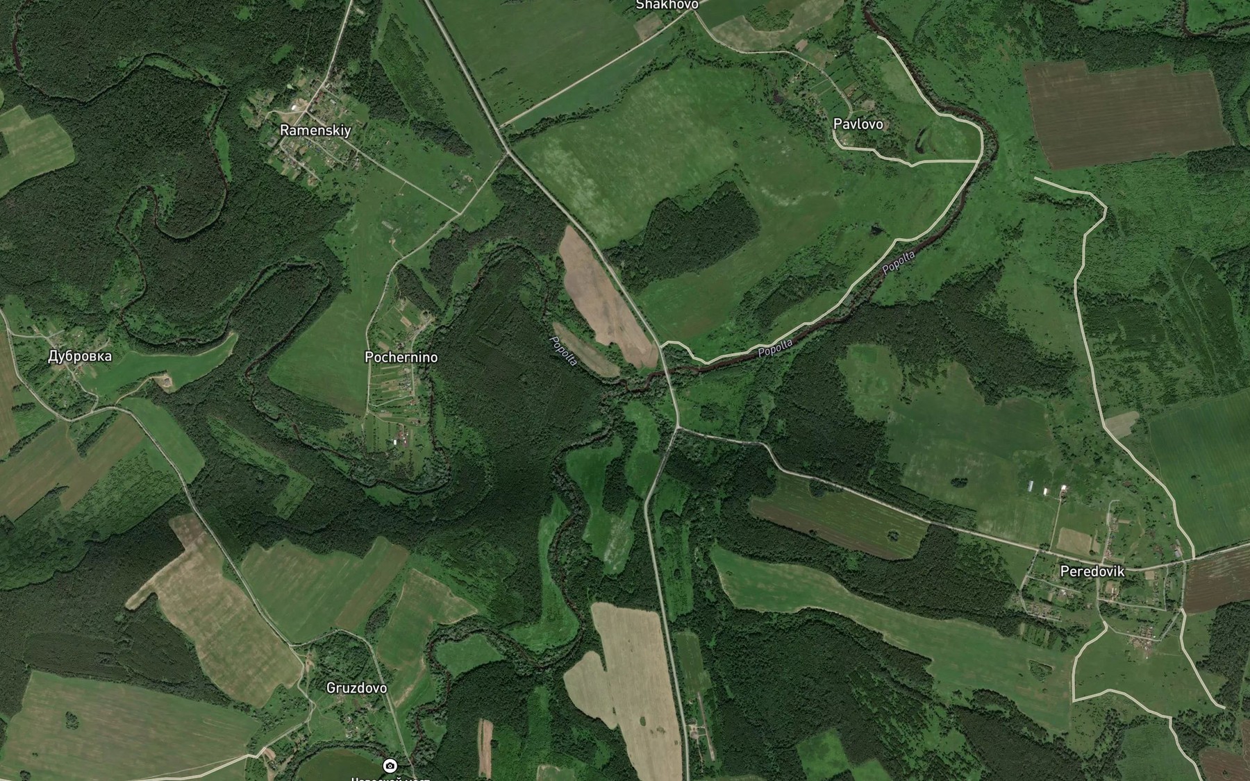Satellite map of the Pereksha