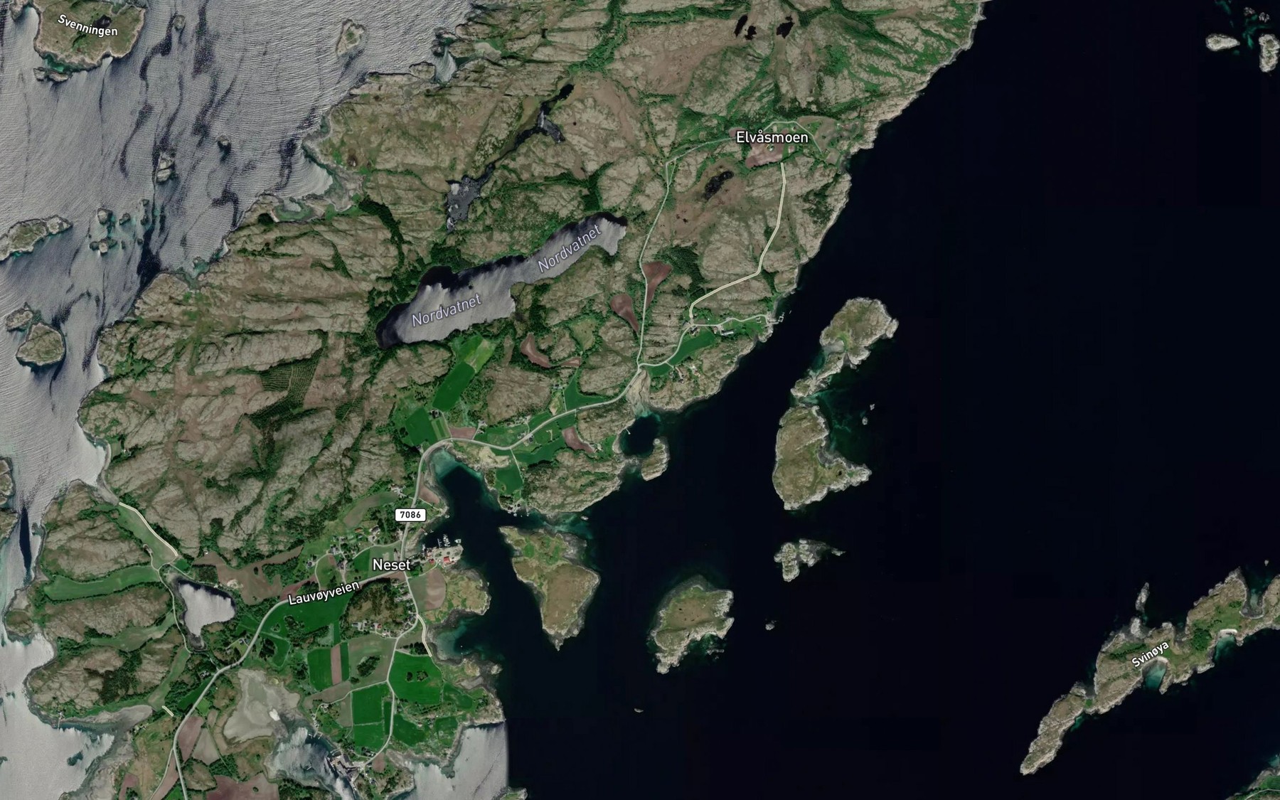Satellite map of the Posaholet