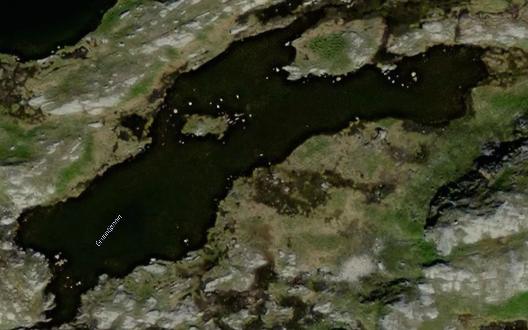Satellite map of the Grunntjornin
