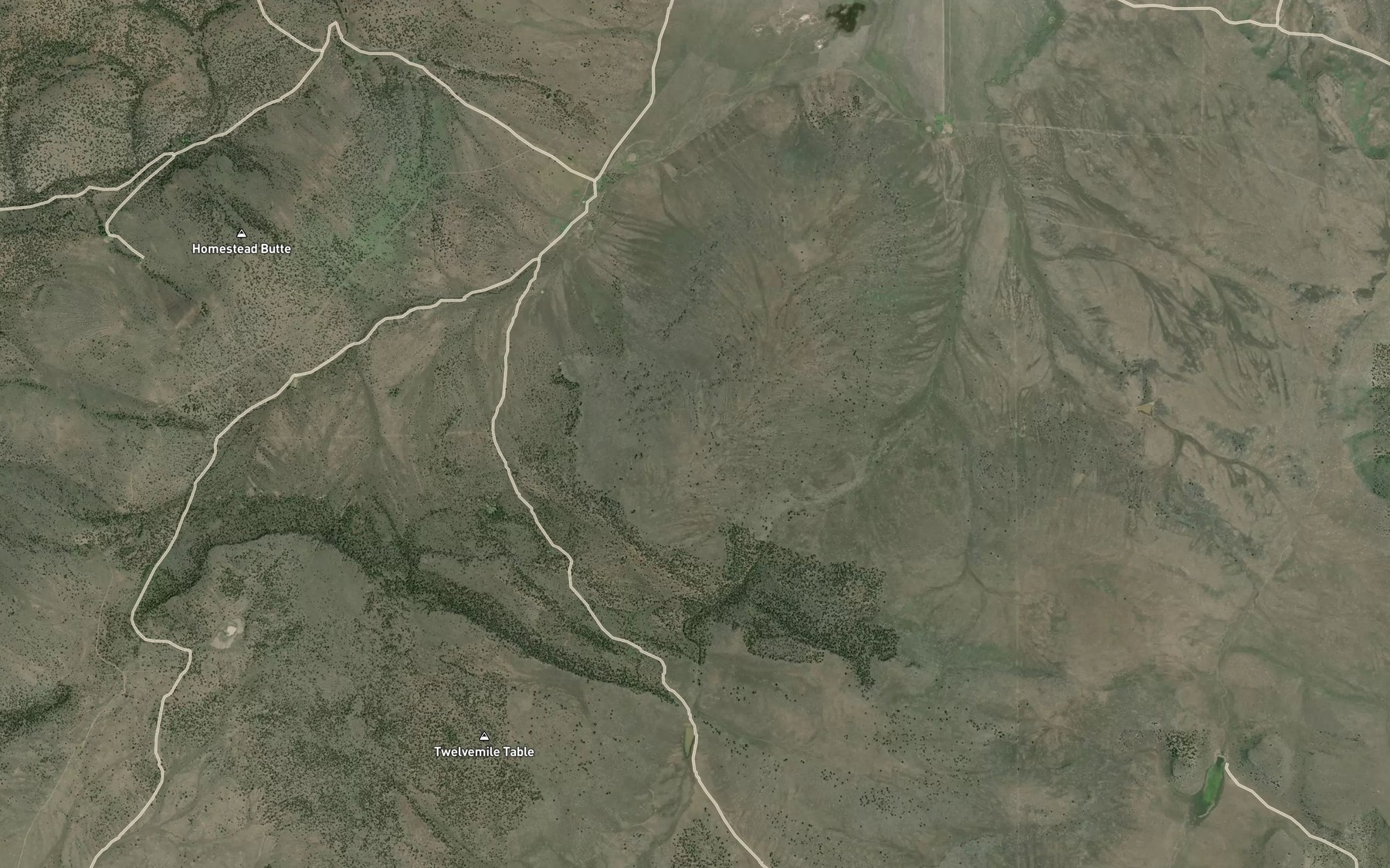 Satellite map of the Summit Reservoir
