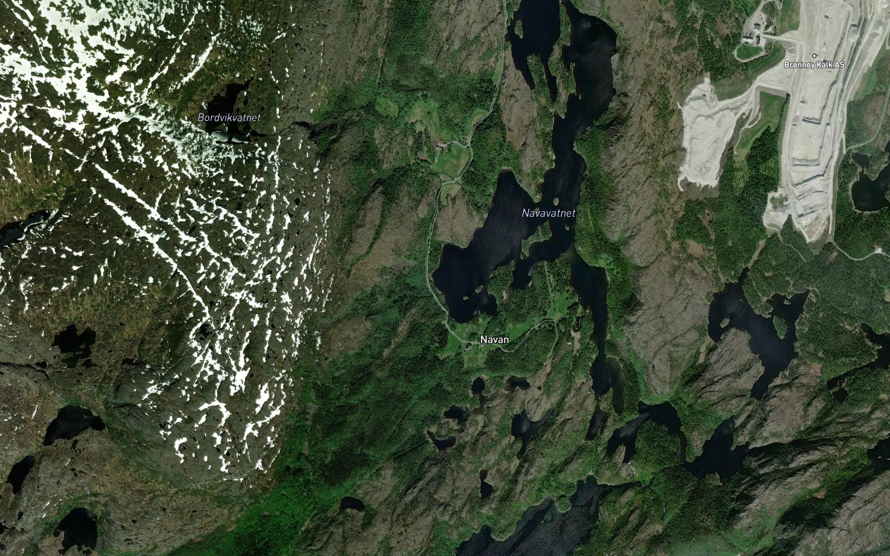 Satellite map of the Vassbugen