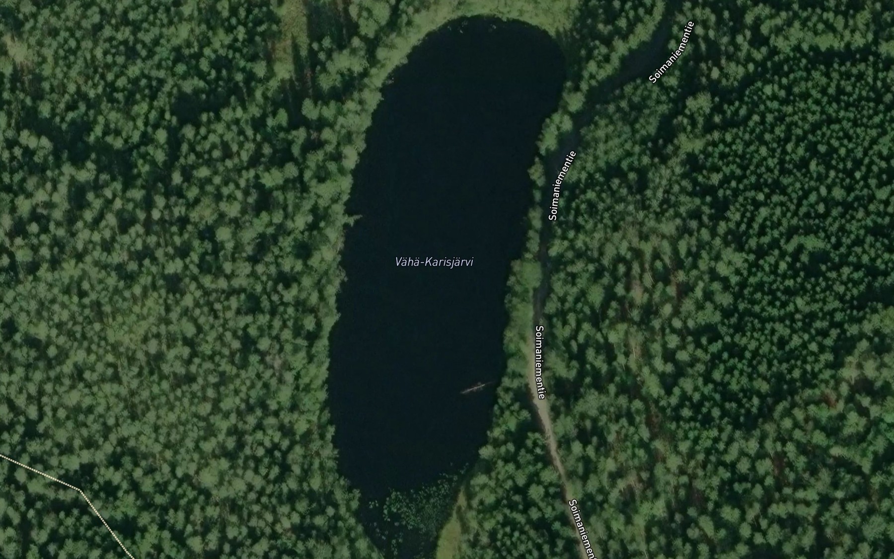 Satellite map of the Vaha Karisjarvi