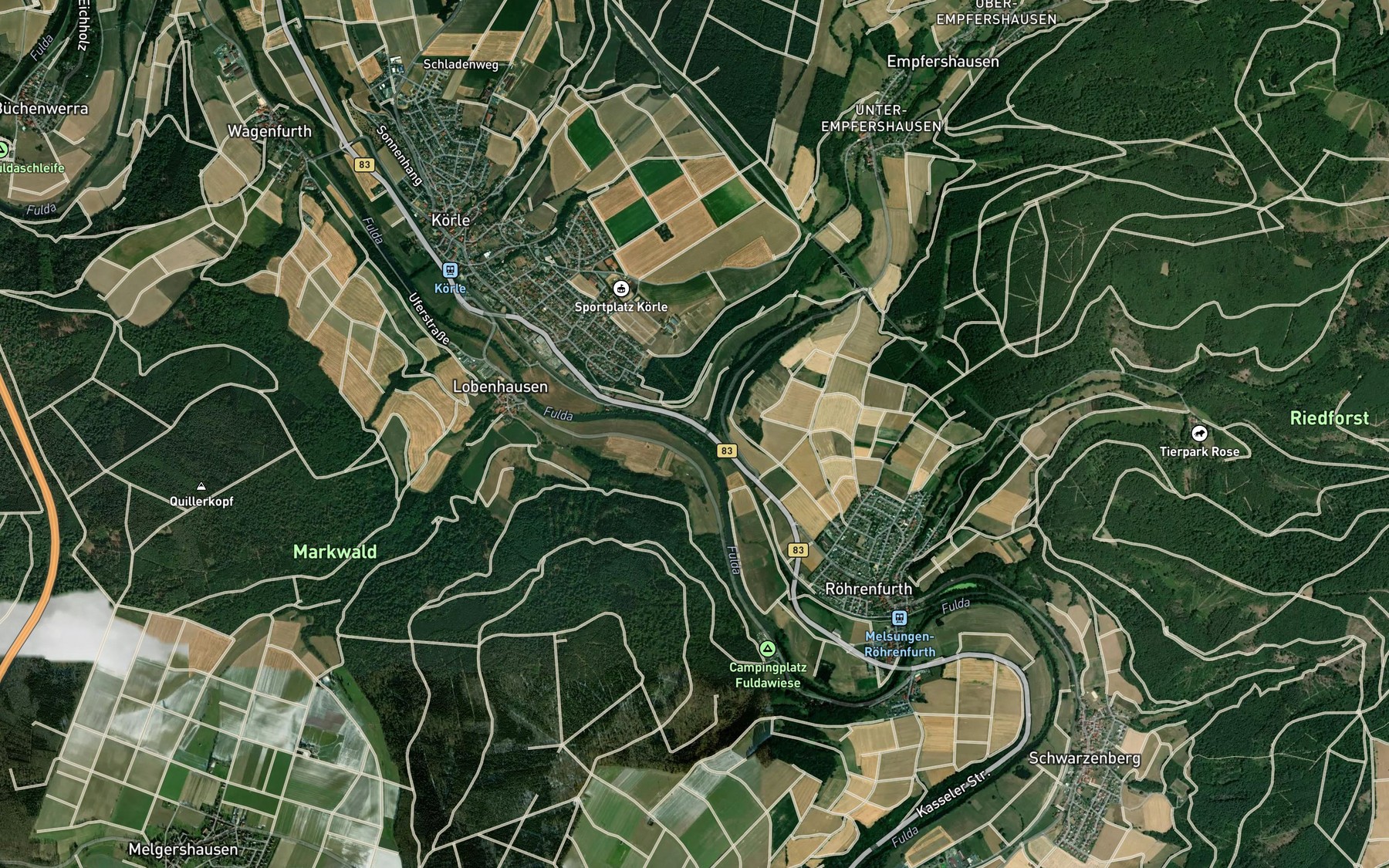 Satellite map of the Mulmisch