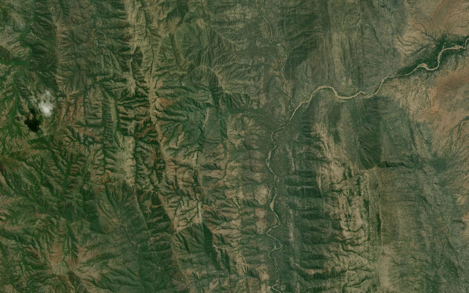 Satellite map of the Akores