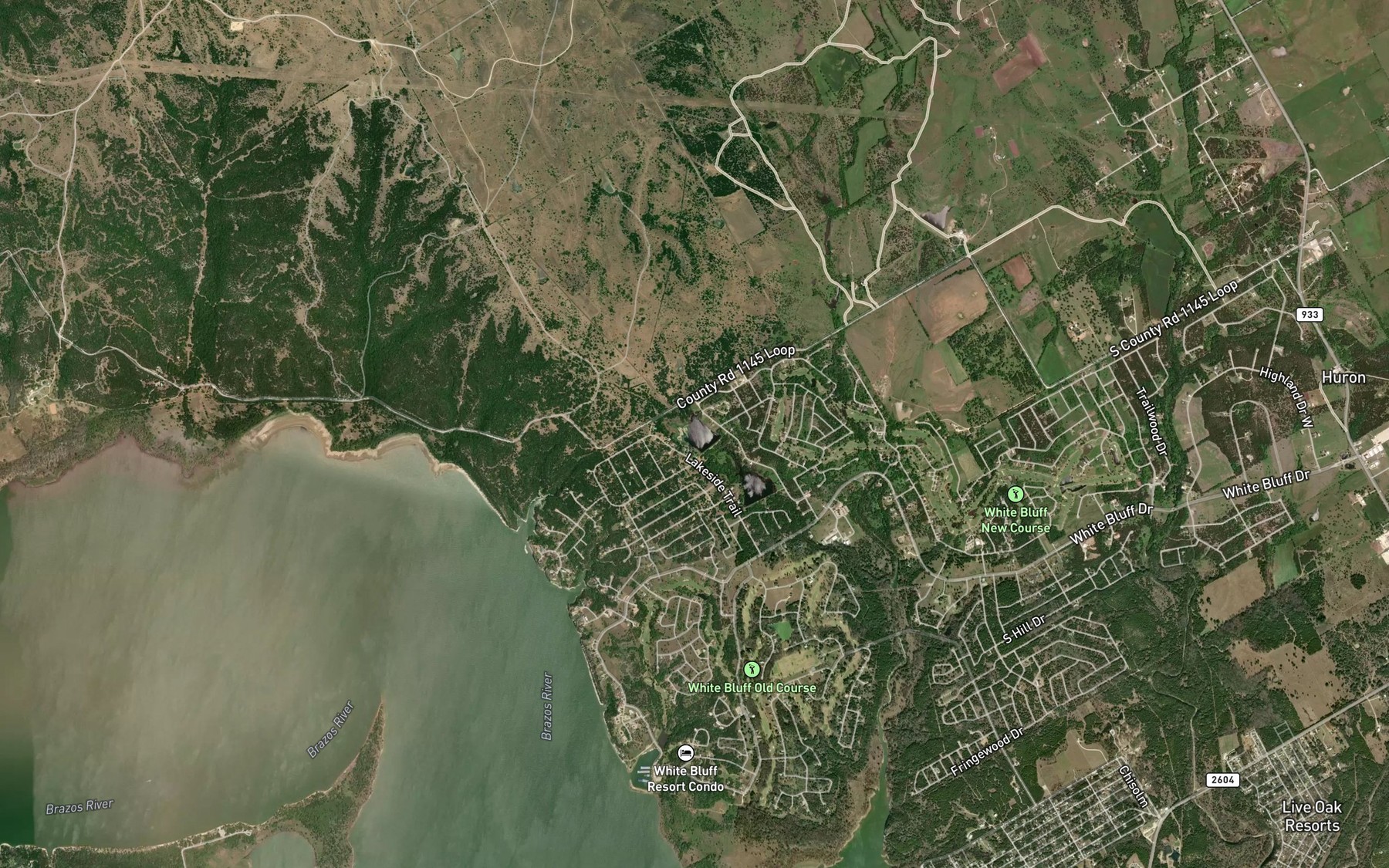 Satellite map of the Kennan Lake Number 1