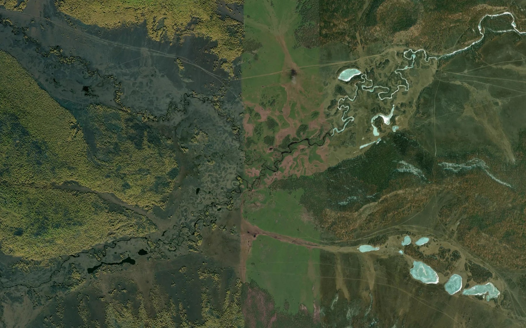 Satellite map of the Ima