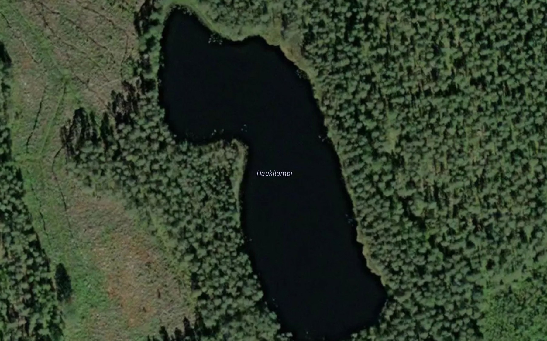 Satellite map of the Haukilampi