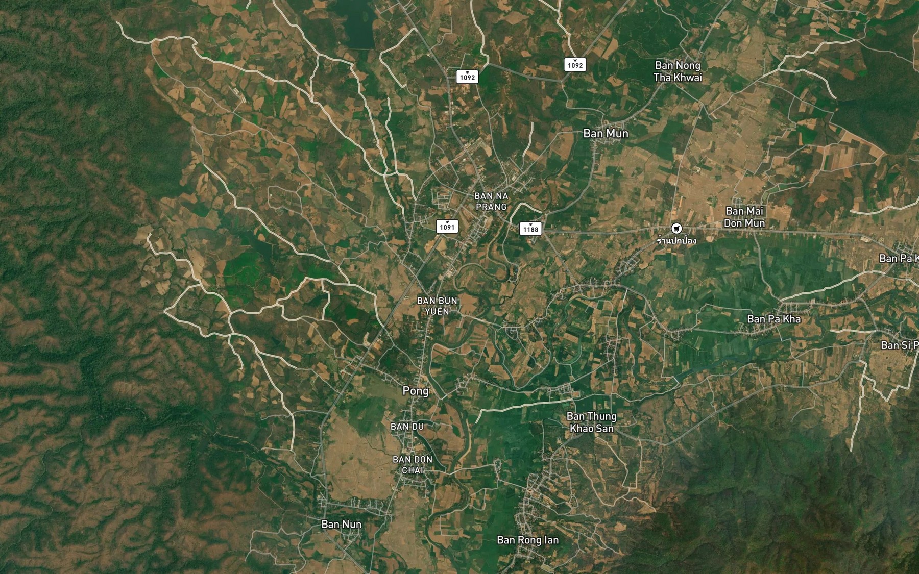 Satellite map of the Nam Ngim