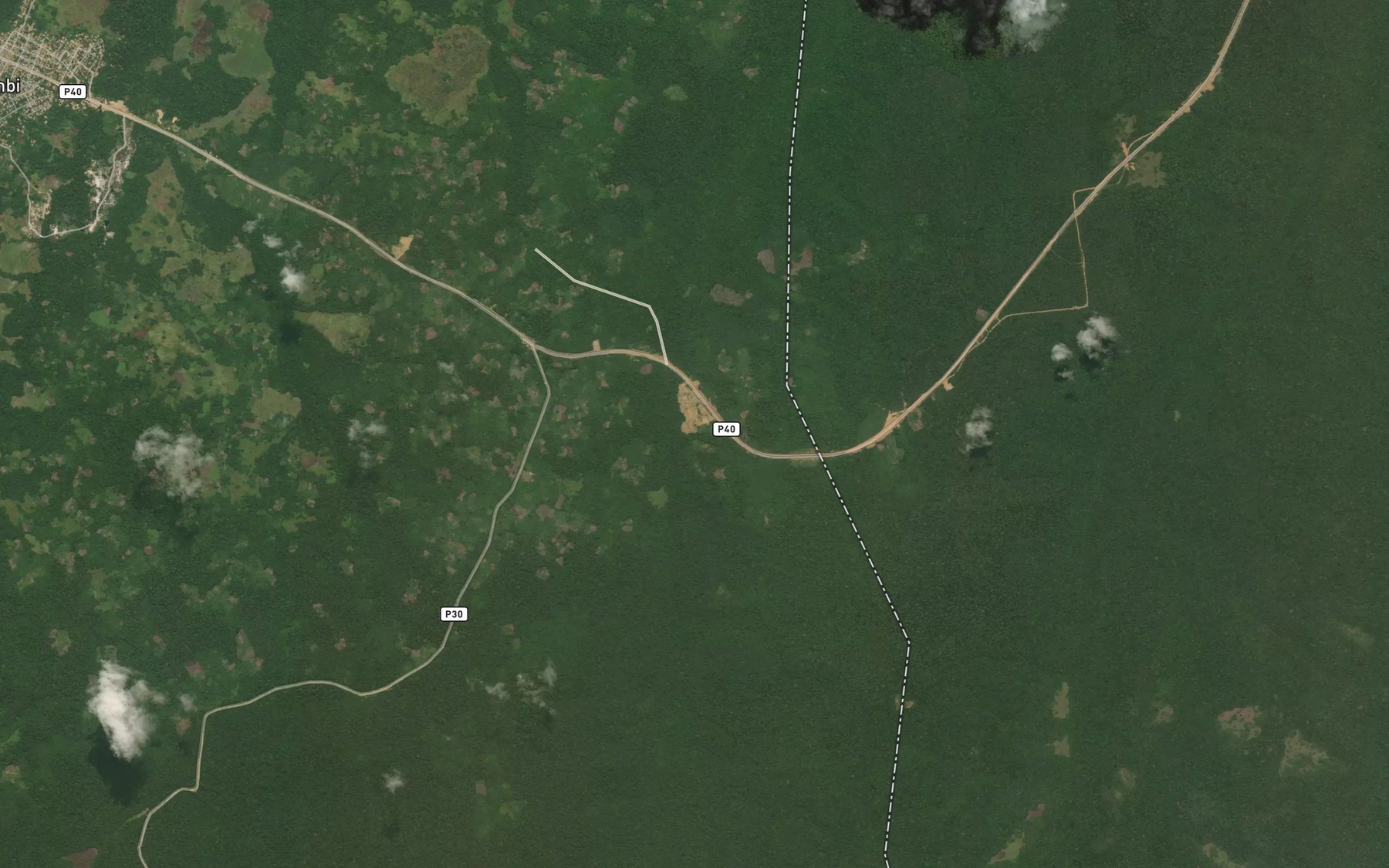 Satellite map of the Essatchembe
