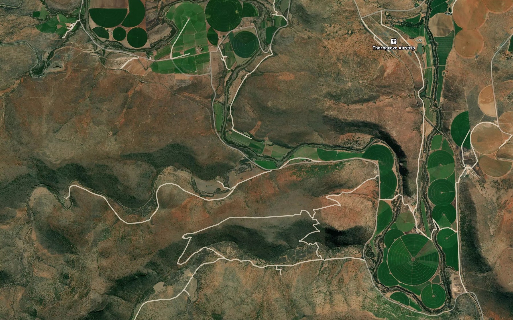 Satellite map of the Stoltzkloof