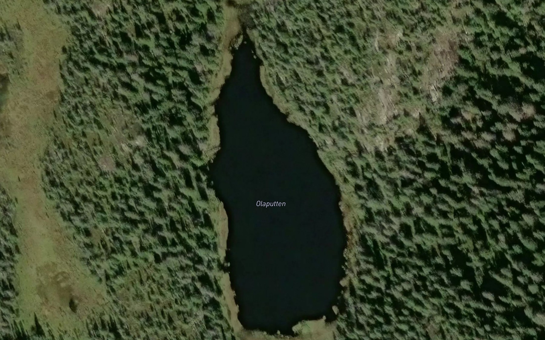 Satellite map of the Olaputten