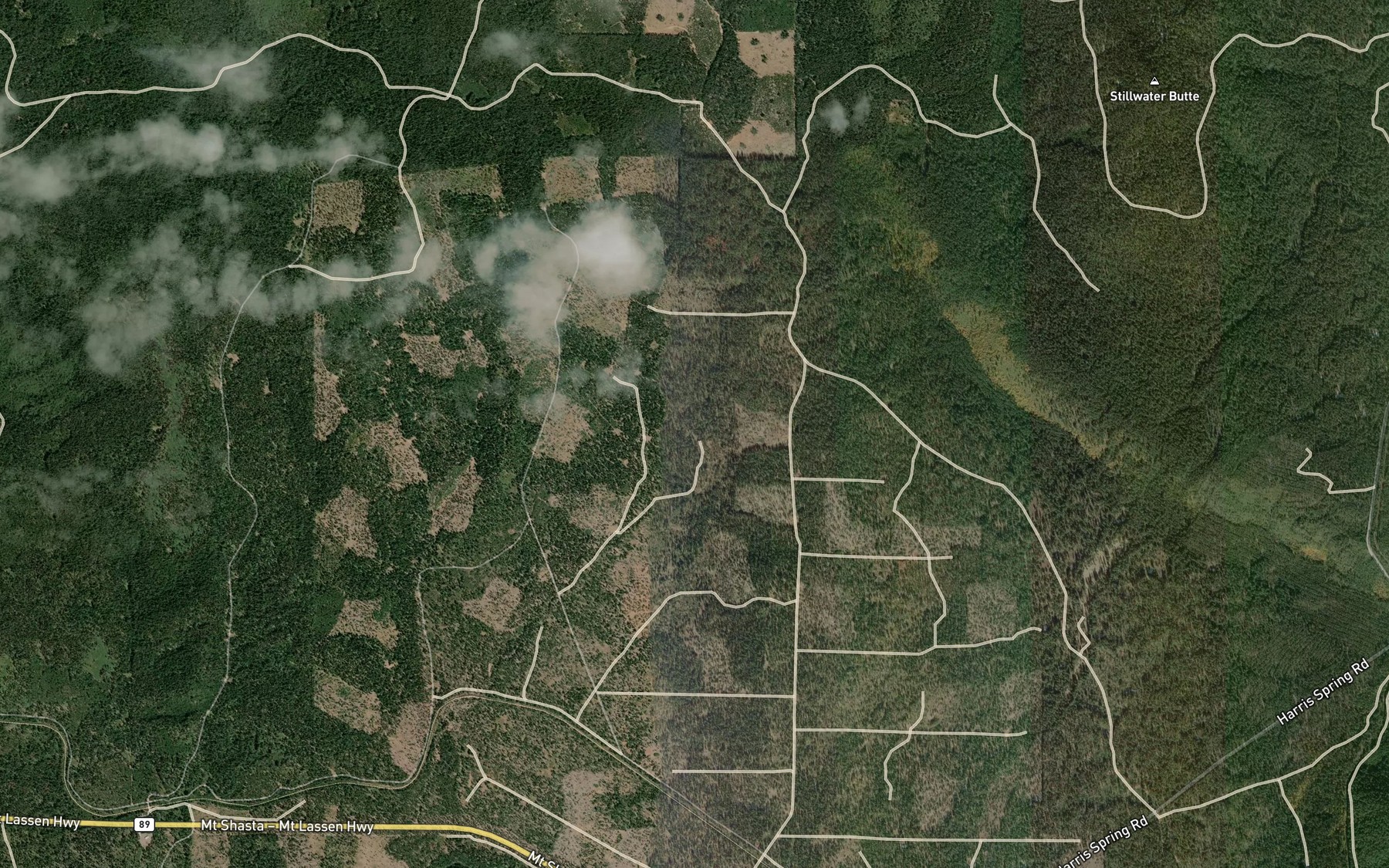 Satellite map of the McKay Springs