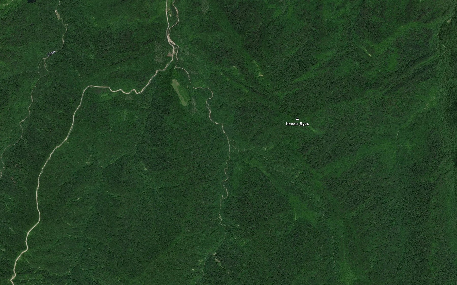 Satellite map of the Malaya Roshnya