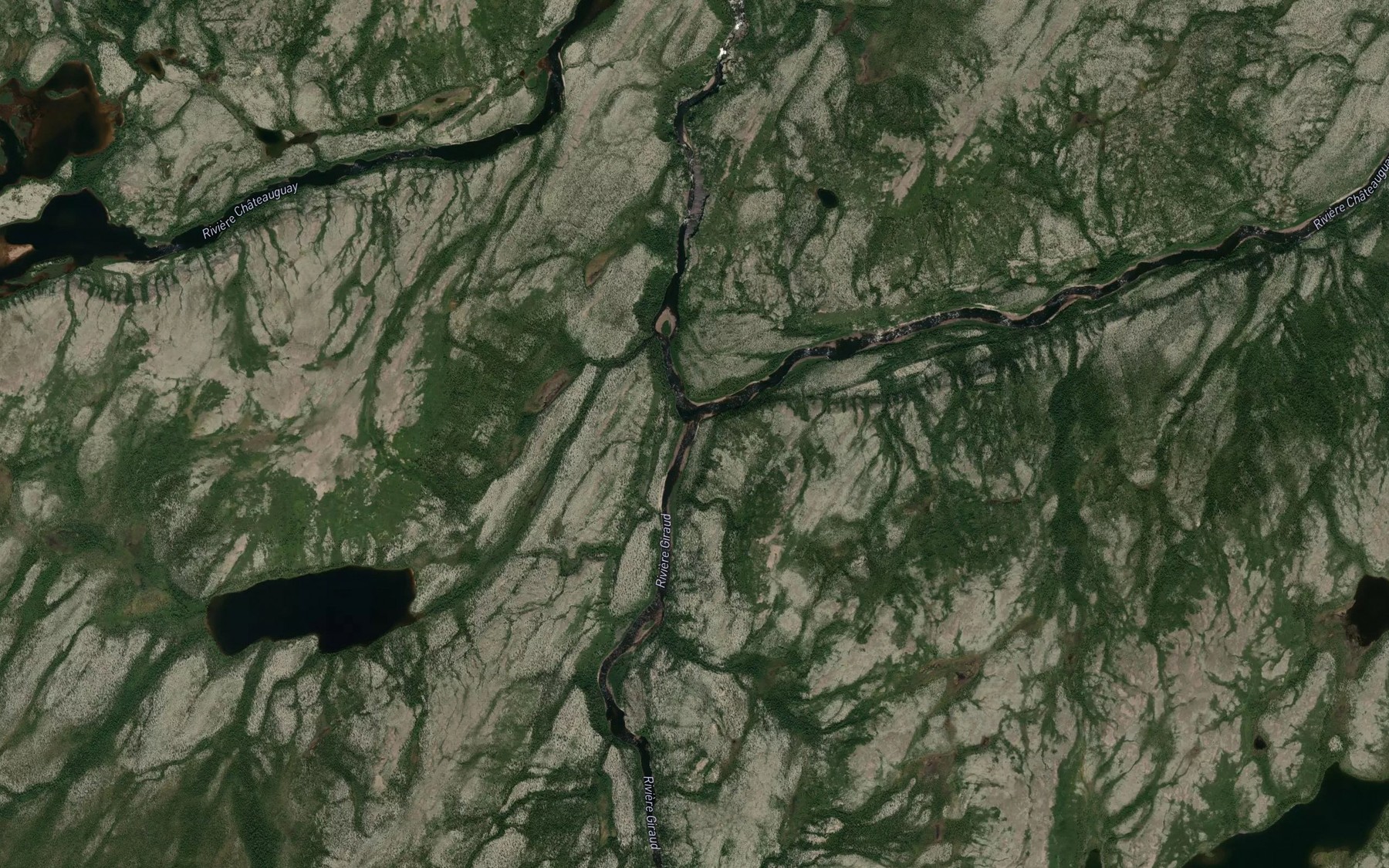 Satellite map of the Riviere Giraud