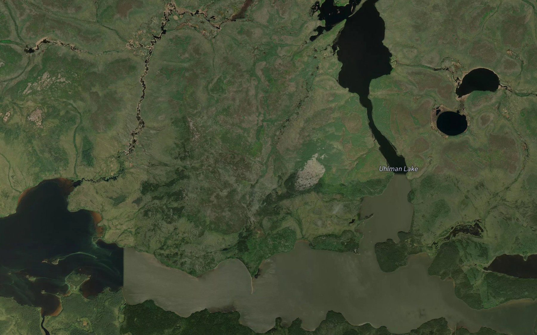 Satellite map of the Bailey Bay