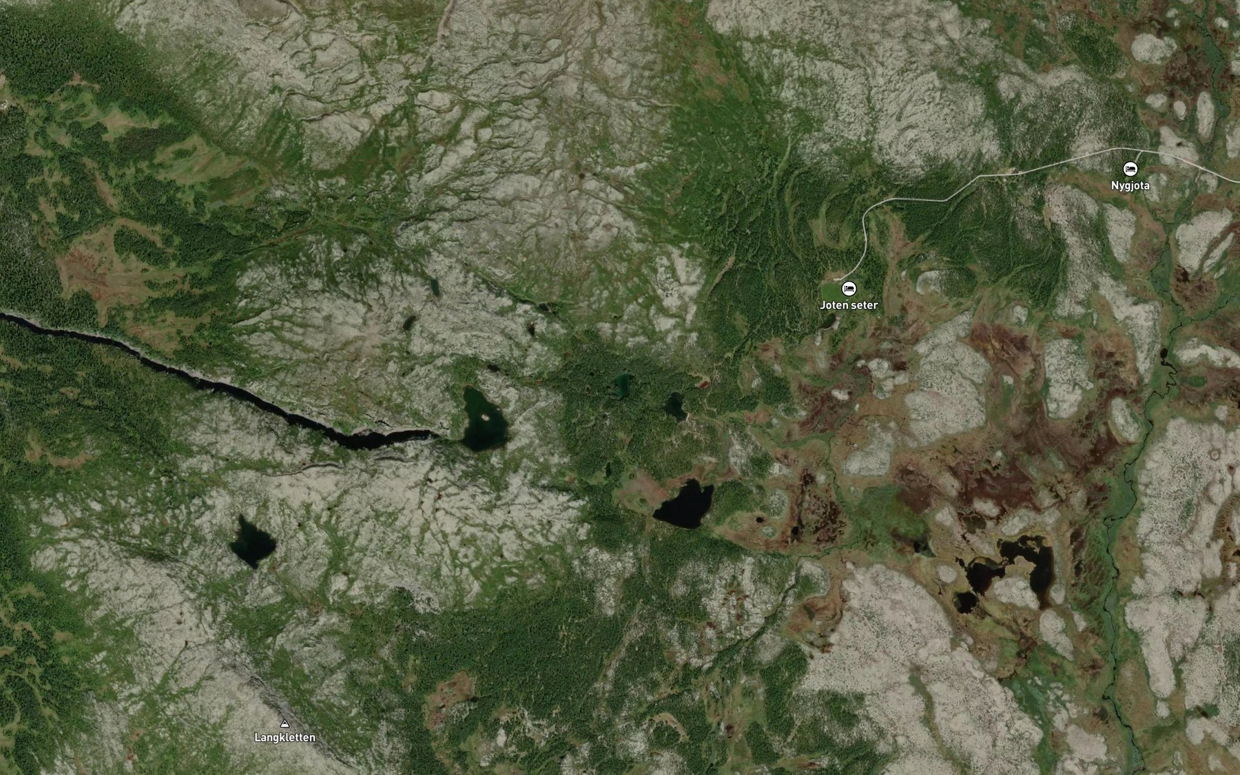 Satellite map of the Bukstjorna