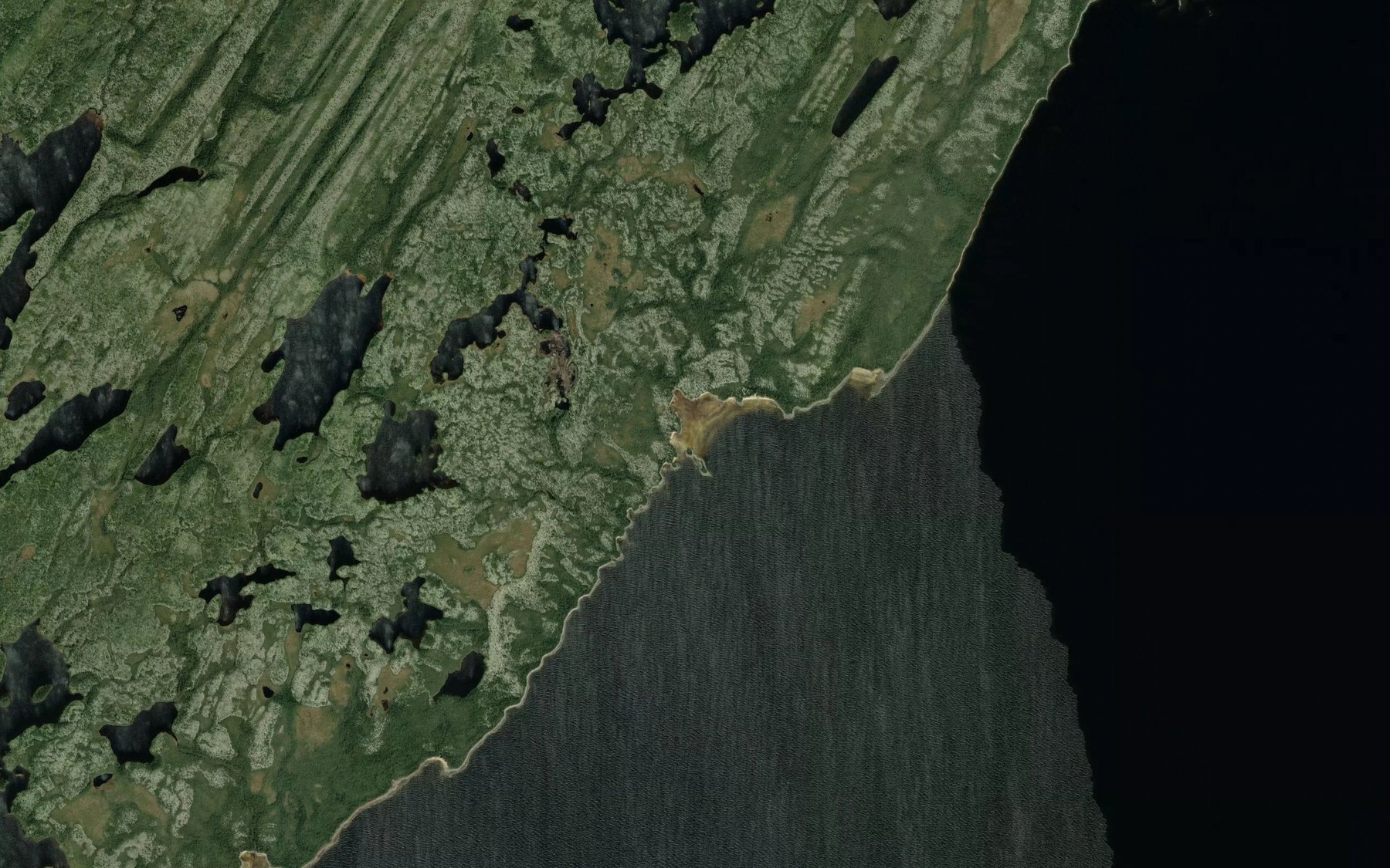Satellite map of the Baie Wiyachimiskow