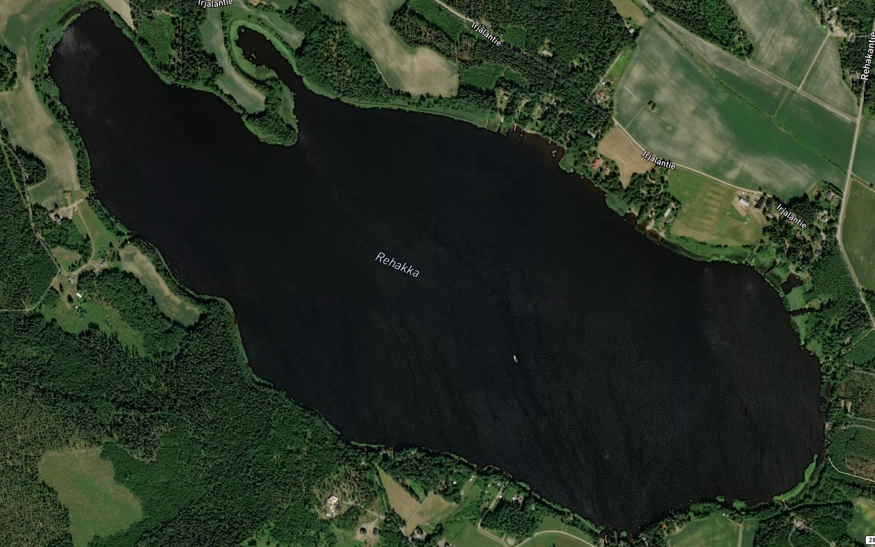 Satellite map of the Rehakanjarvi