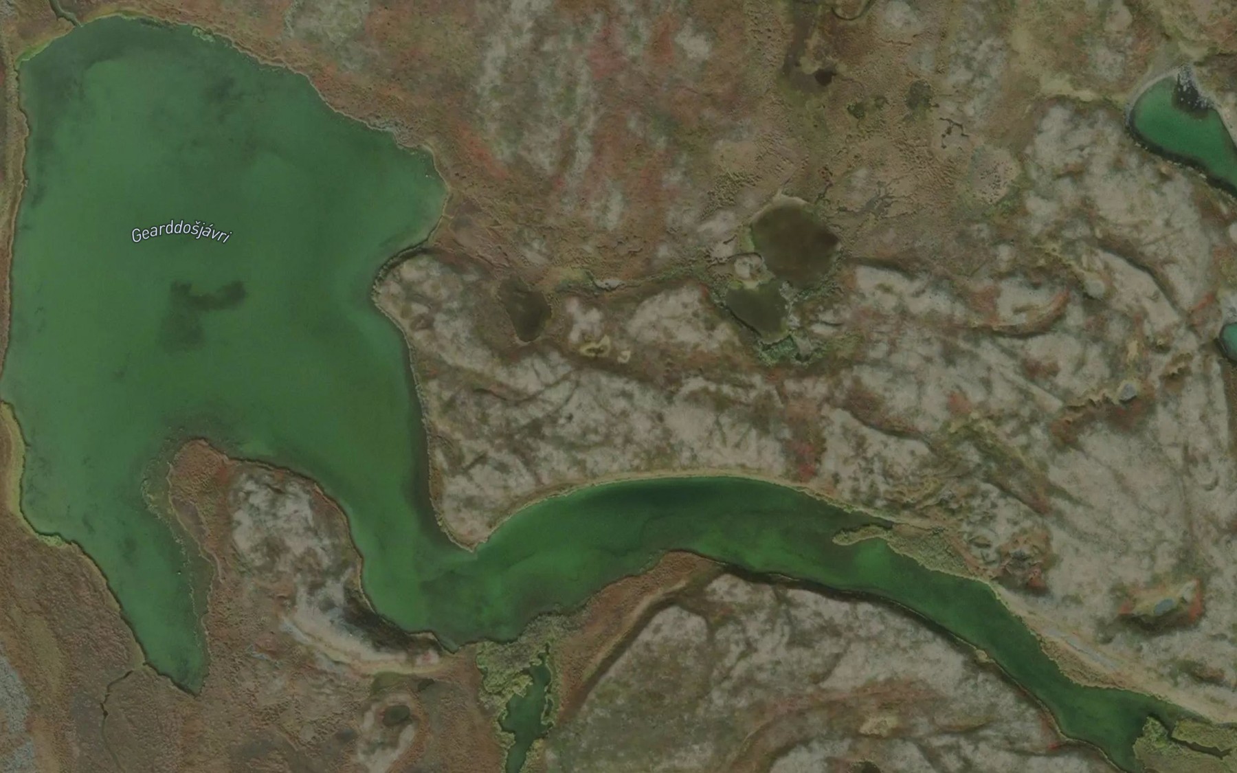 Satellite map of the Gaerdusjavri