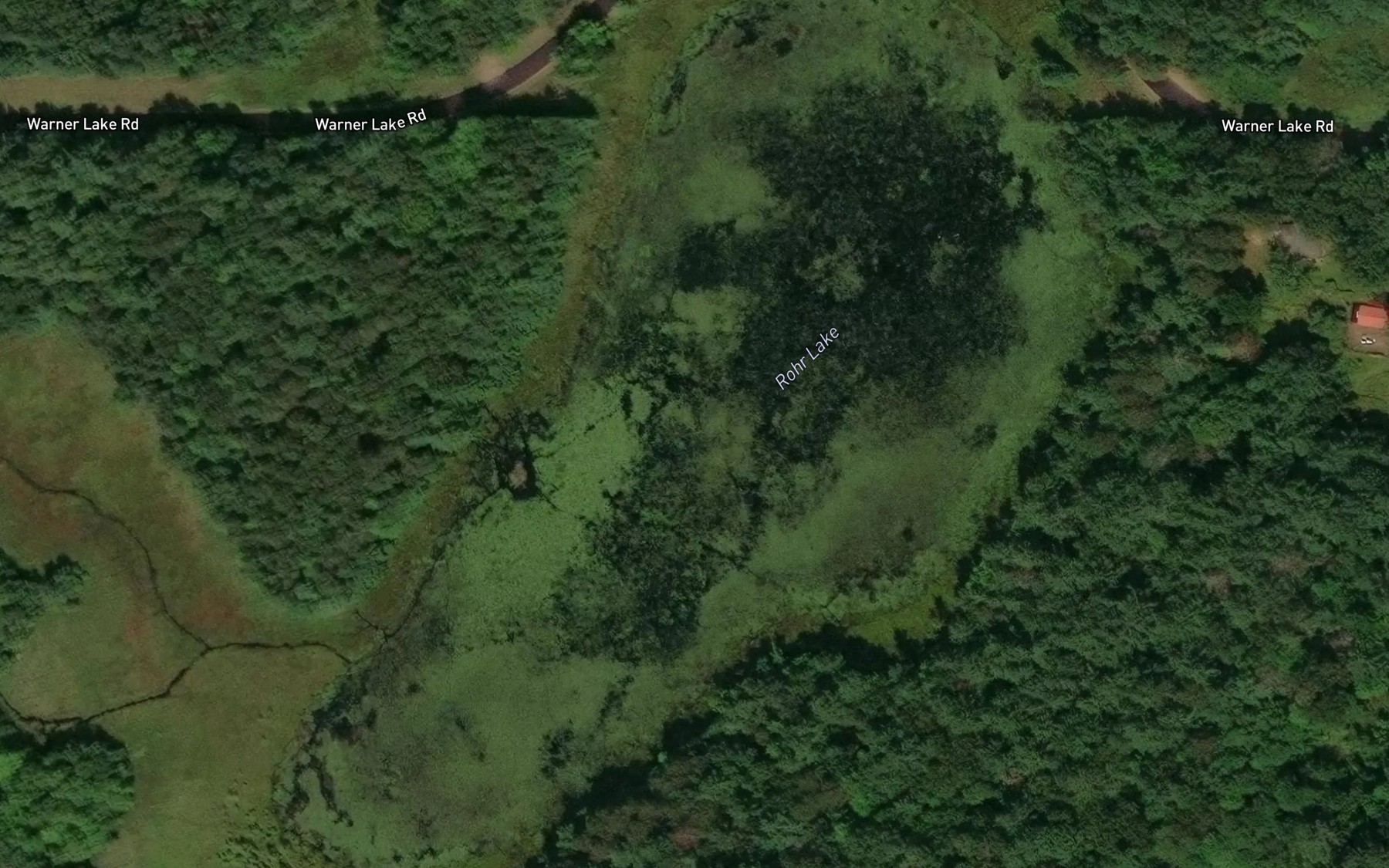 Satellite map of the Rohr Lake