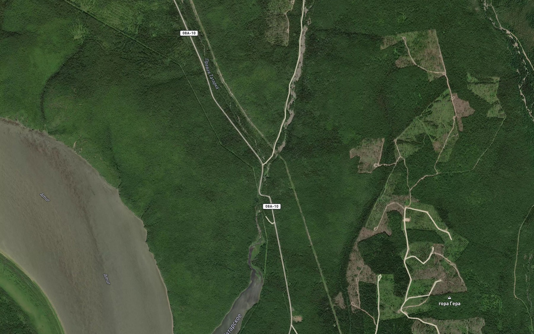 Satellite map of the Pravaya Tatarka