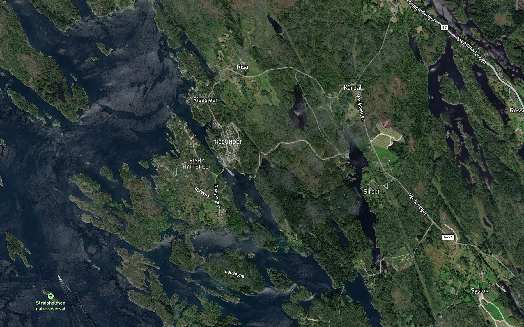 Satellite map of the Skipeidtjorni