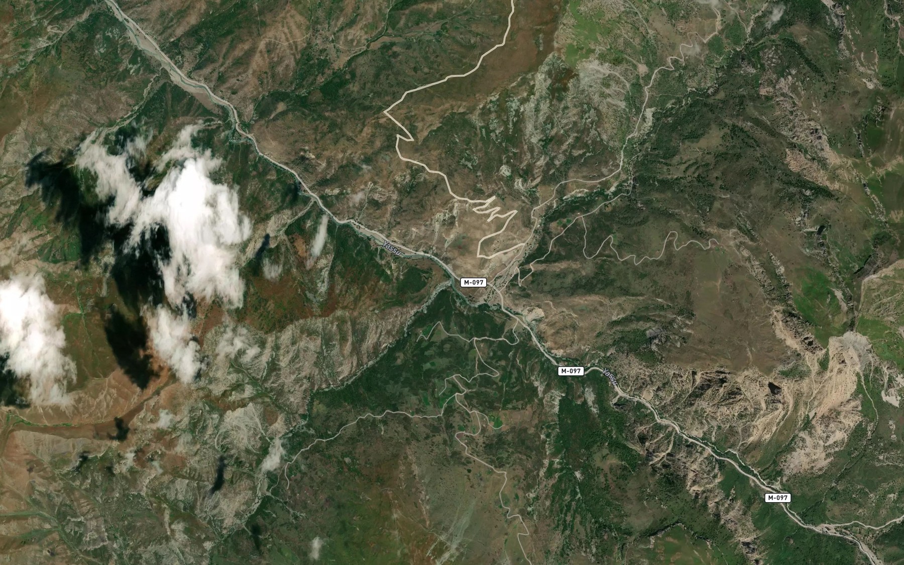 Satellite map of the Mindzhilga