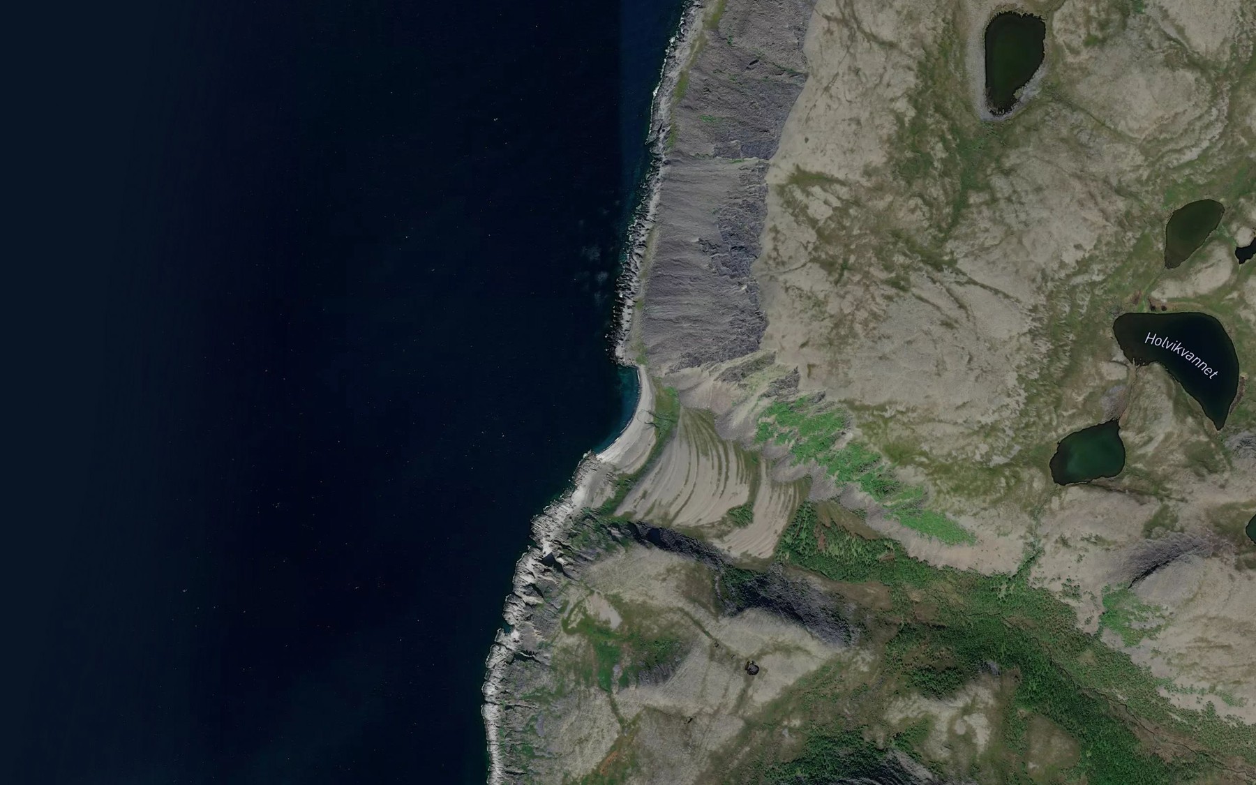 Satellite map of the Holevika