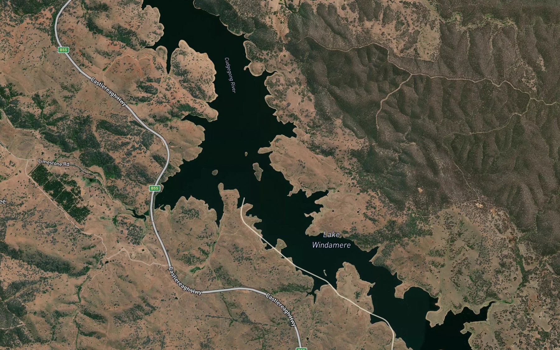 Satellite map of the Spot 7