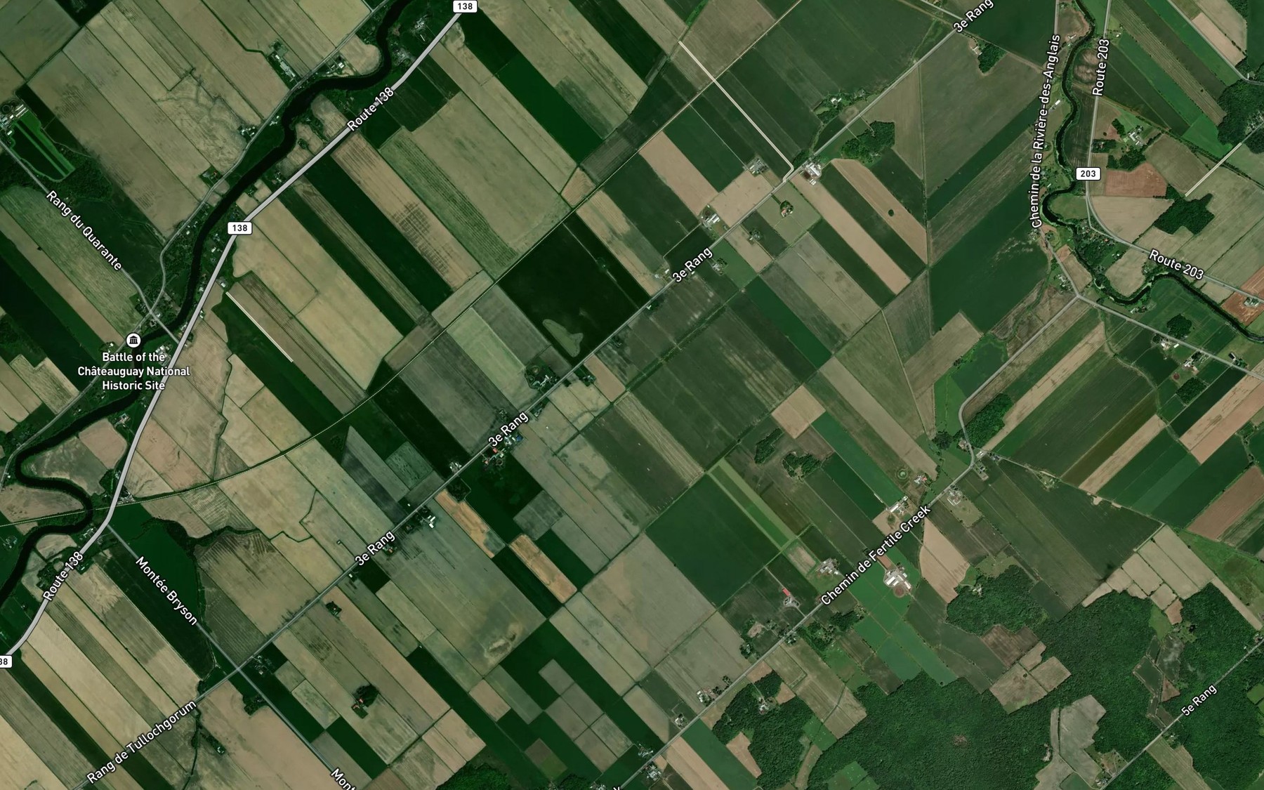 Satellite map of the Branche Keer