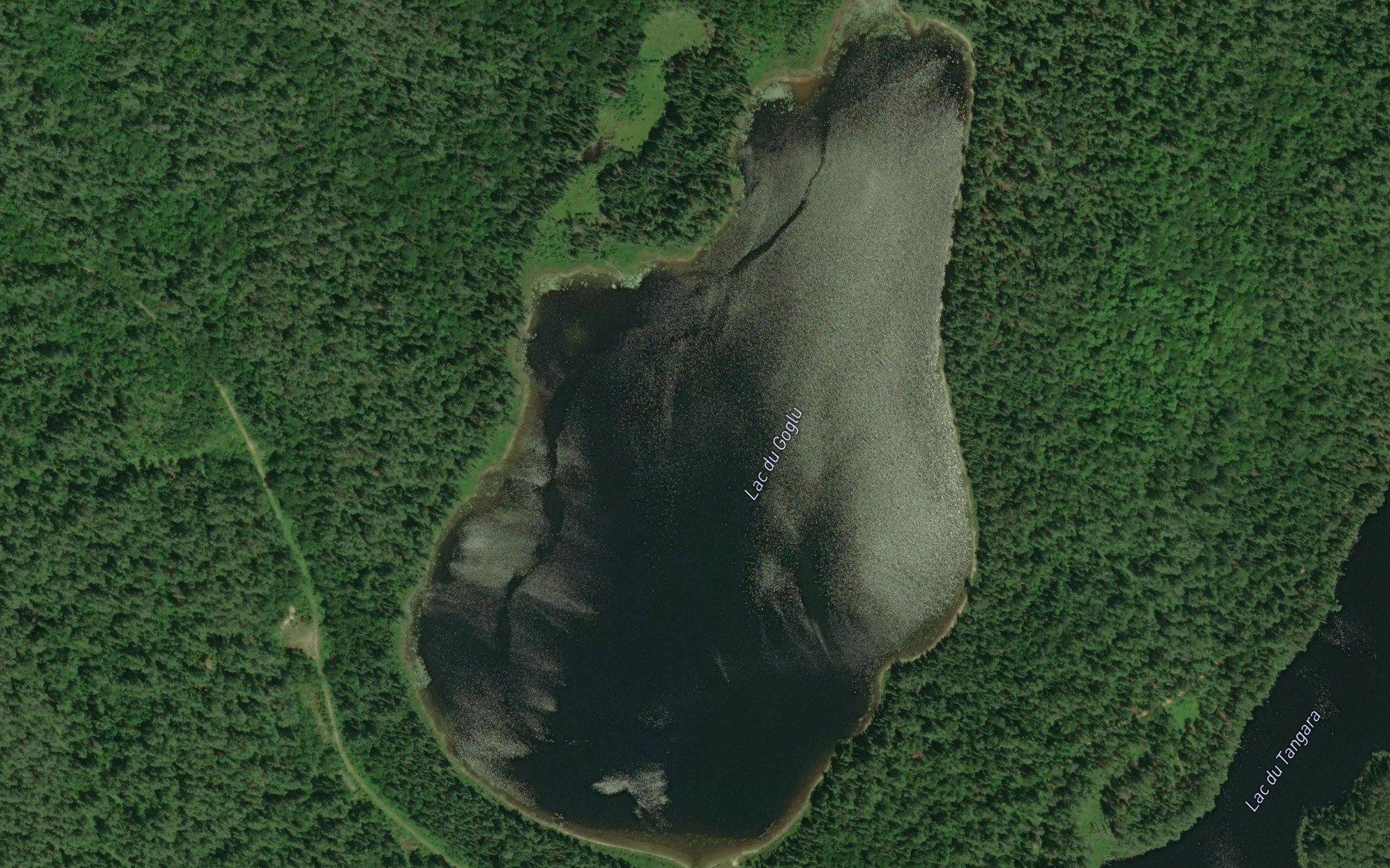 Satellite map of the Lac du Goglu