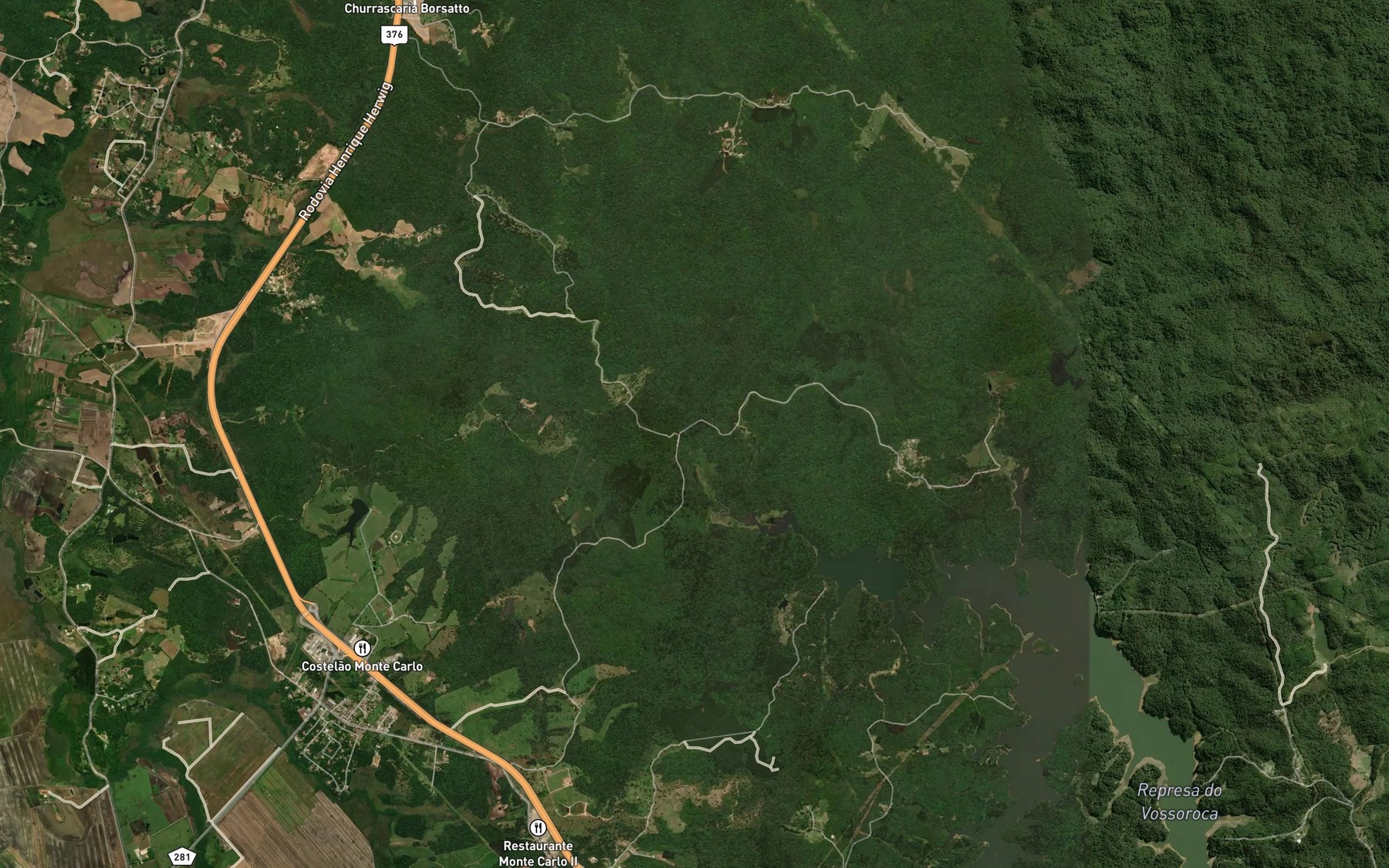 Satellite map of the Rio Vocoroca