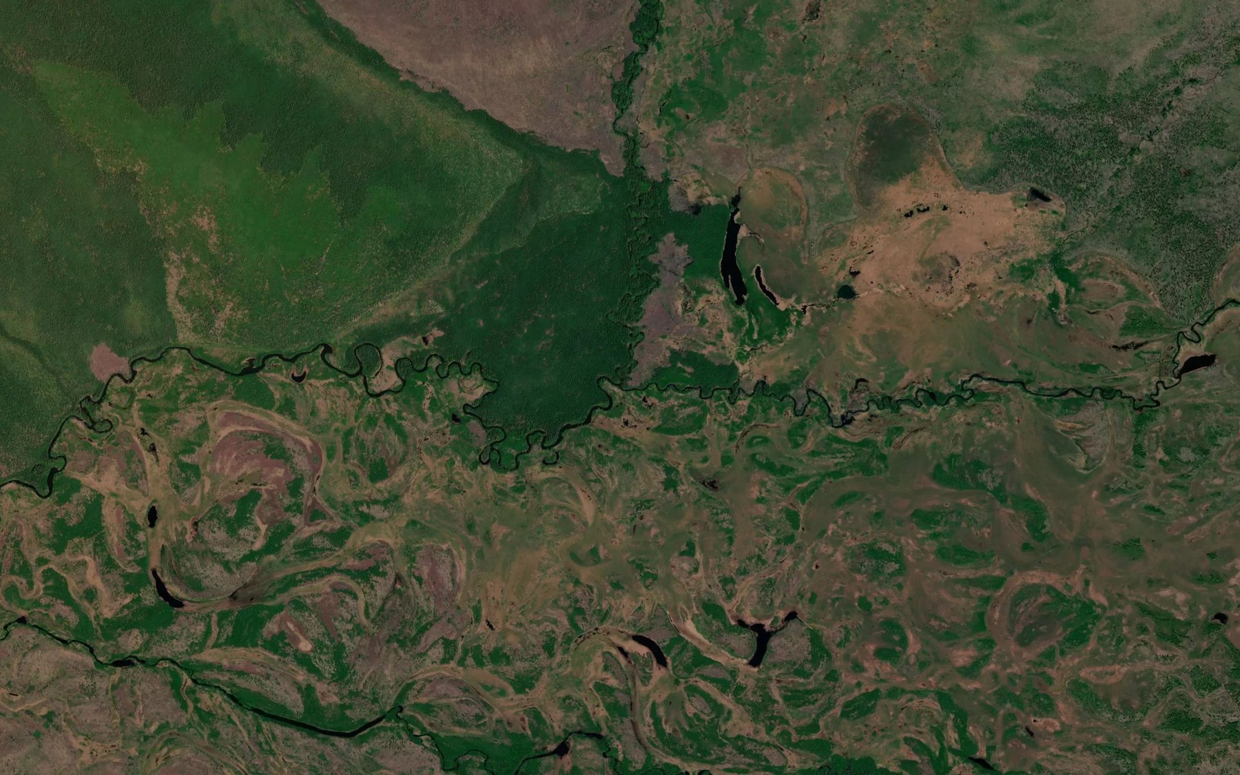 Satellite map of the Chandykan