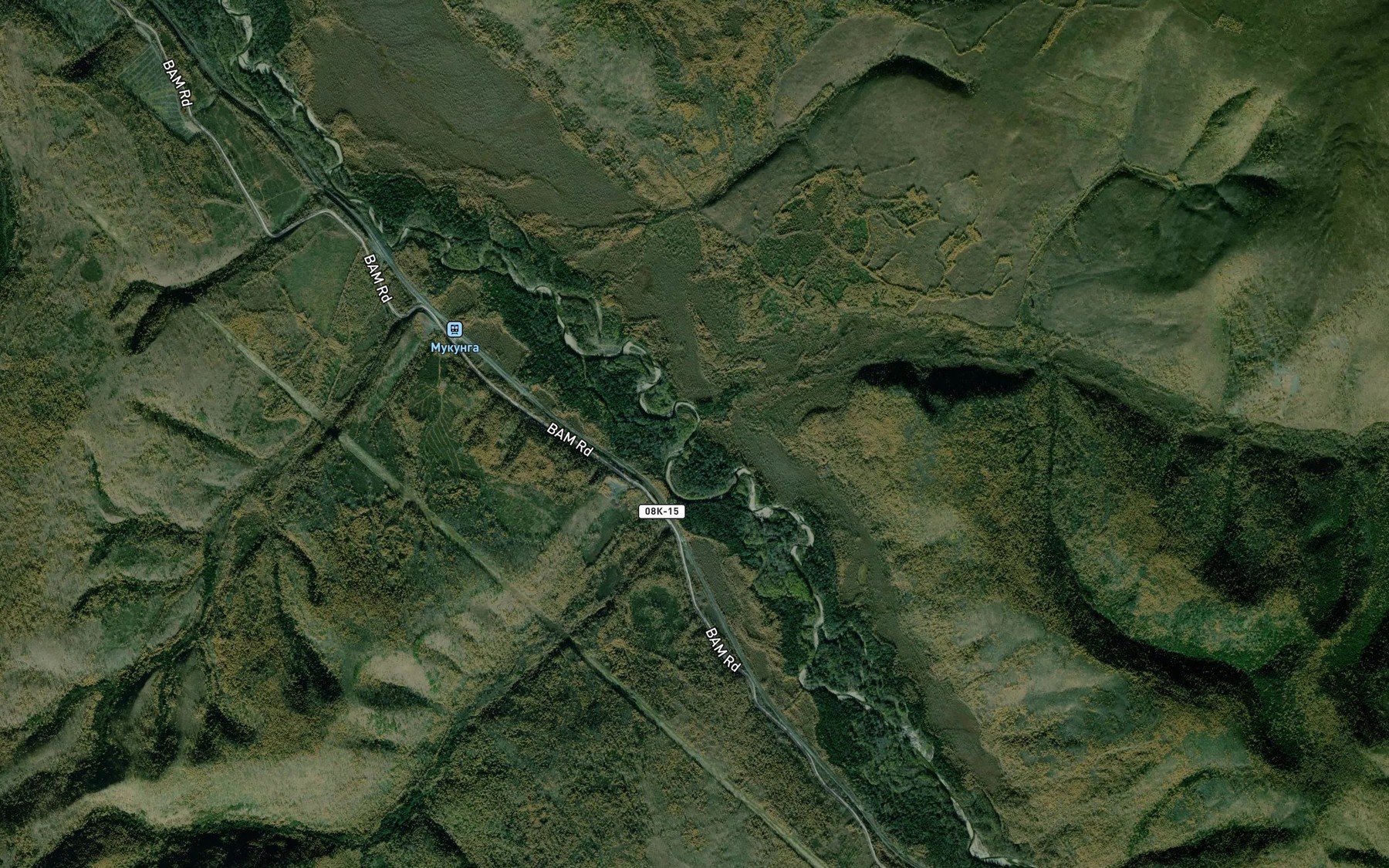 Satellite map of the Mukugna