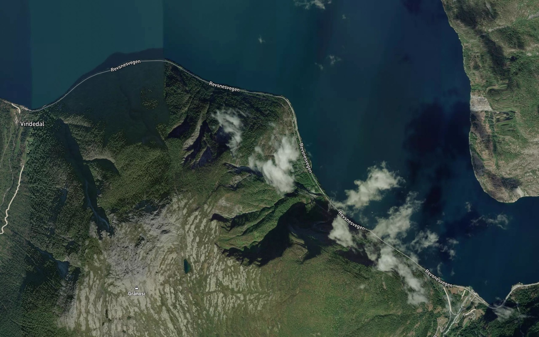 Satellite map of the Kvitaskreda