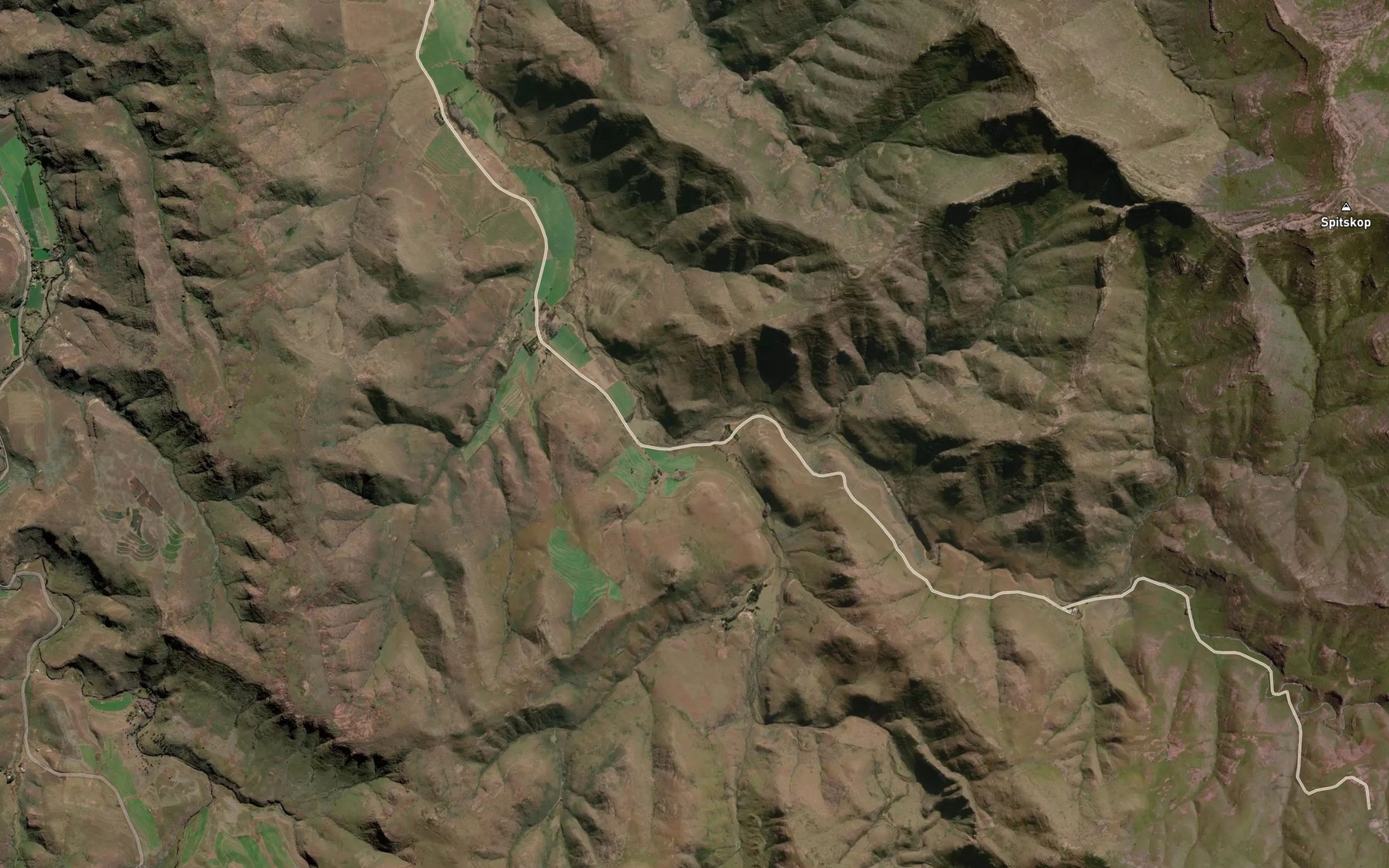 Satellite map of the Klipspruit