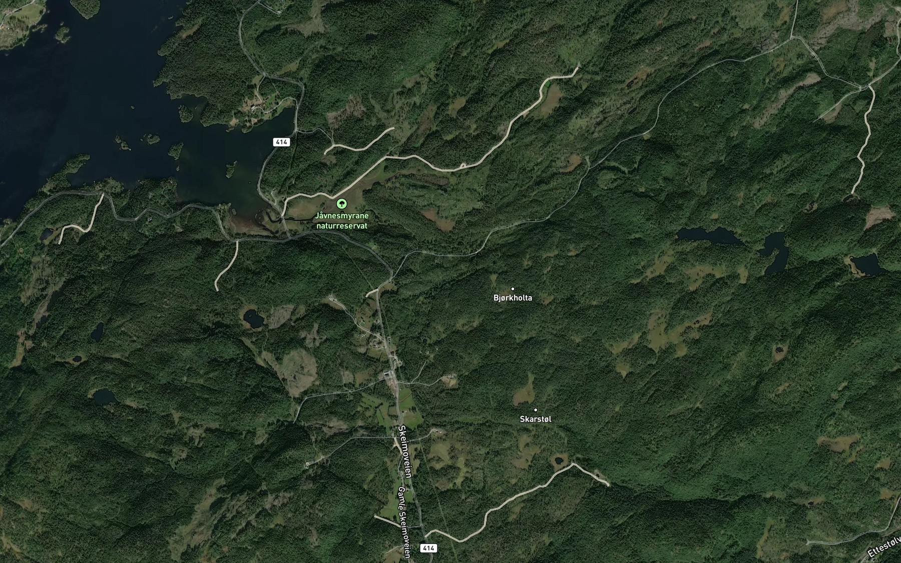 Satellite map of the Leirebekklona